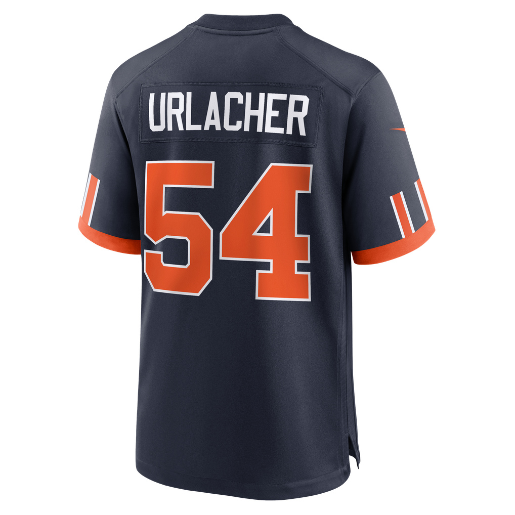 Men's Chicago Bears Brian Urlacher Navy 2026 Rivalries Collection Game Jersey