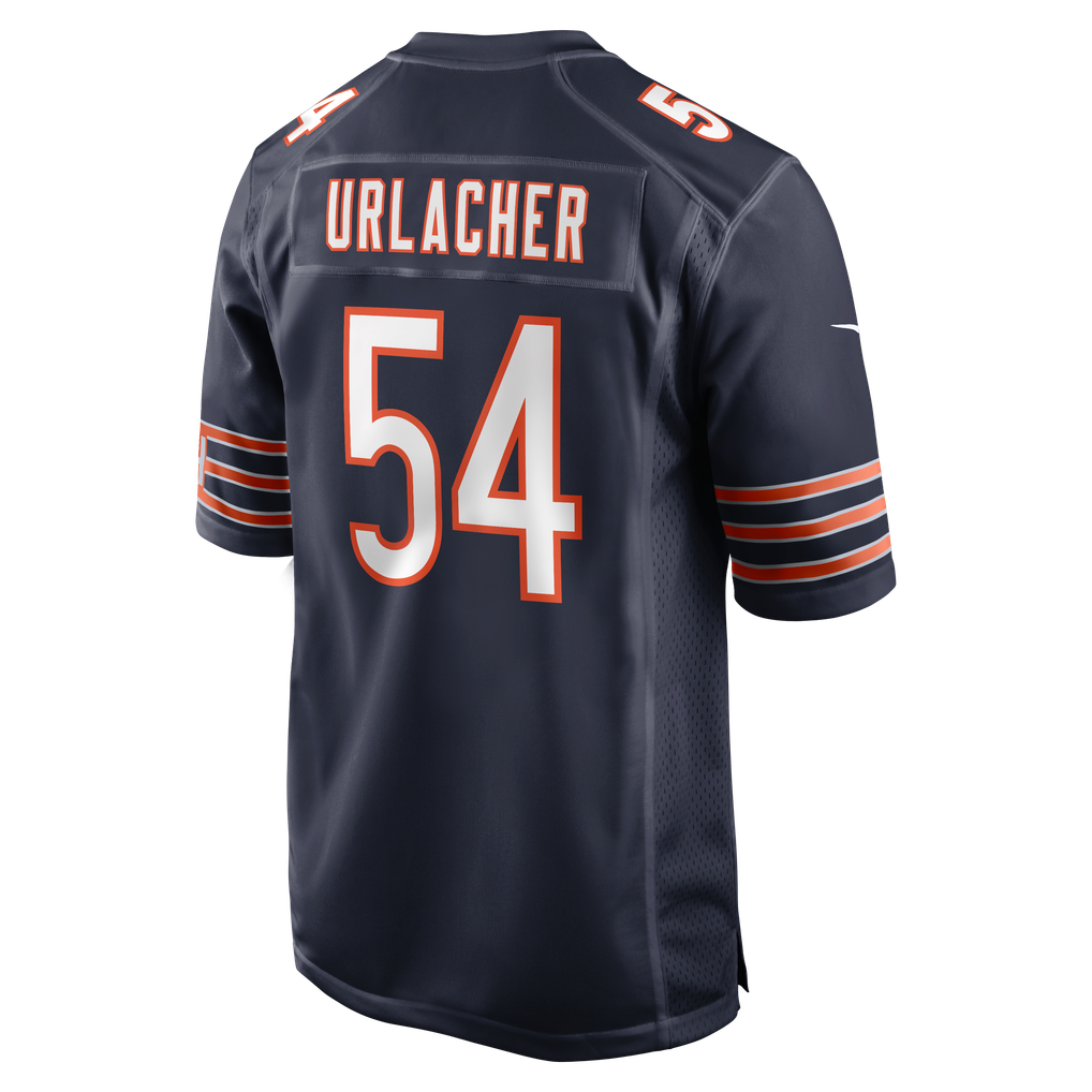 Men's Chicago Bears Brian Urlacher Navy Game Retired Player Jersey