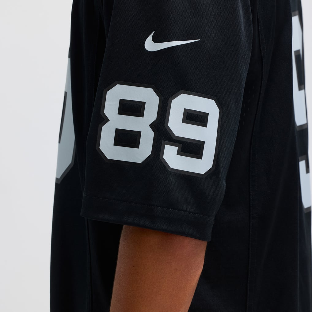 Men's Las Vegas Raiders Brock Bowers Black Player Game Jersey