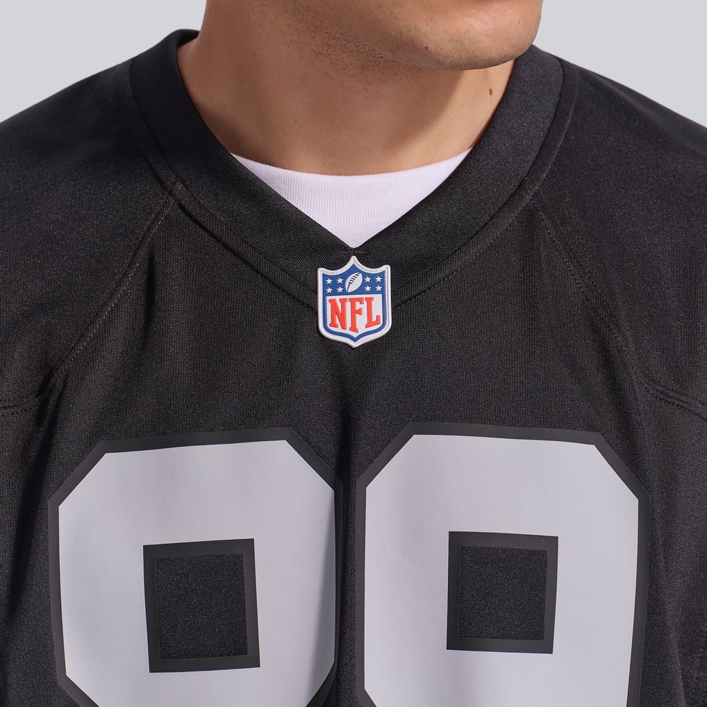 Men's Las Vegas Raiders Brock Bowers Black Player Game Jersey