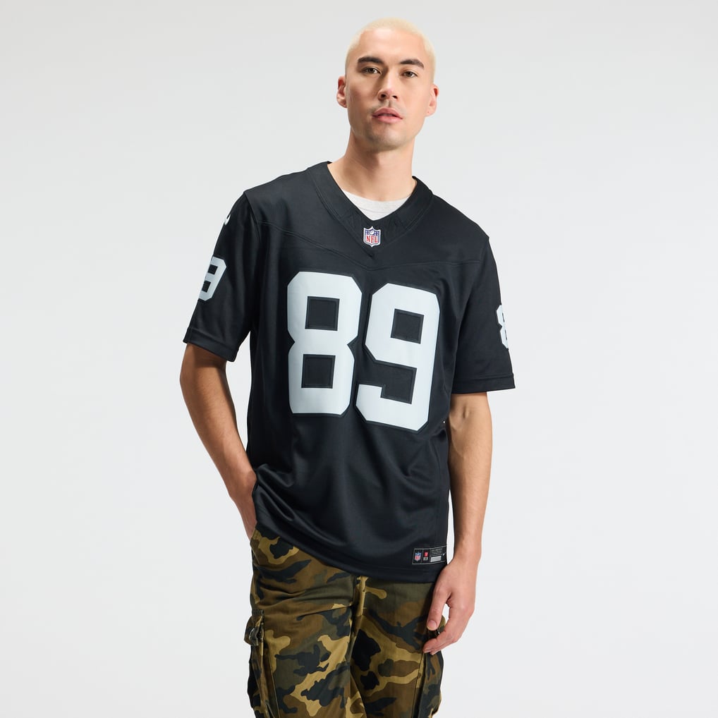 Men's Las Vegas Raiders Brock Bowers Black Team Vapor F.U.S.E. Stitched Limited Jersey