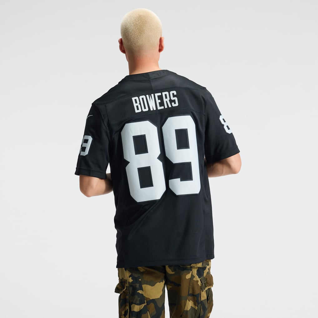 Men's Las Vegas Raiders Brock Bowers Black Team Vapor F.U.S.E. Stitched Limited Jersey