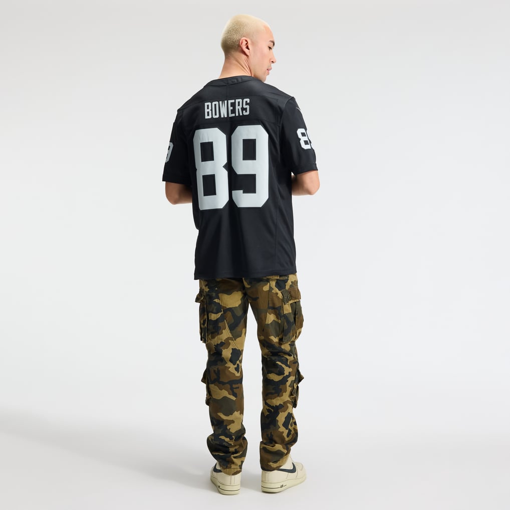 Men's Las Vegas Raiders Brock Bowers Black Team Vapor F.U.S.E. Stitched Limited Jersey