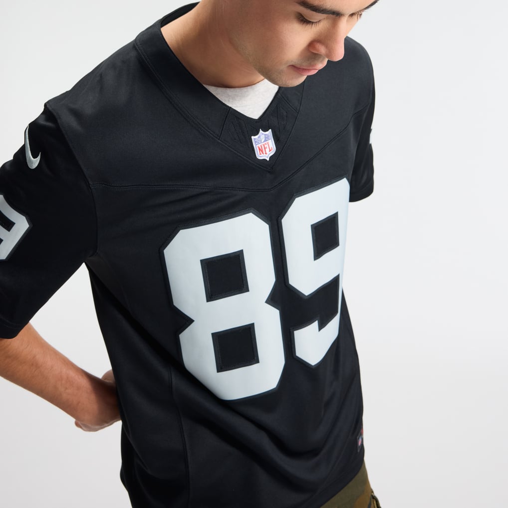 Men's Las Vegas Raiders Brock Bowers Black Team Vapor F.U.S.E. Stitched Limited Jersey