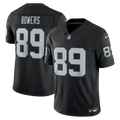 Men's Las Vegas Raiders Brock Bowers Black Team Vapor F.U.S.E. Stitched Limited Jersey