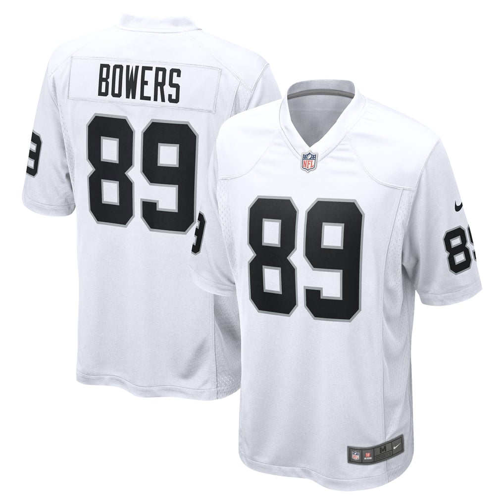 Men's Las Vegas Raiders Brock Bowers White Game Jersey