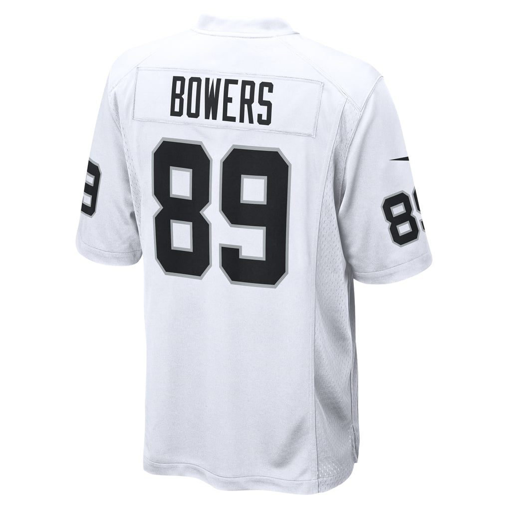 Men's Las Vegas Raiders Brock Bowers White Game Jersey