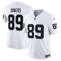 Men's Las Vegas Raiders Brock Bowers White Vapor F.U.S.E. Stitched Limited Jersey