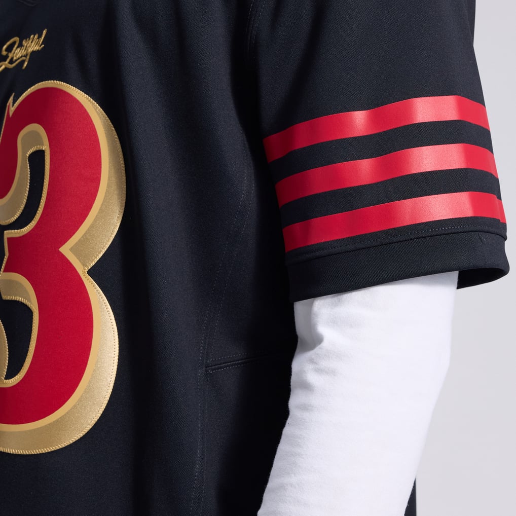 Men's San Francisco 49ers Brock Purdy Black Rivalries Collection Stitched Limited Jersey