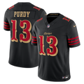 Men's San Francisco 49ers Brock Purdy Black Rivalries Collection Stitched Limited Jersey