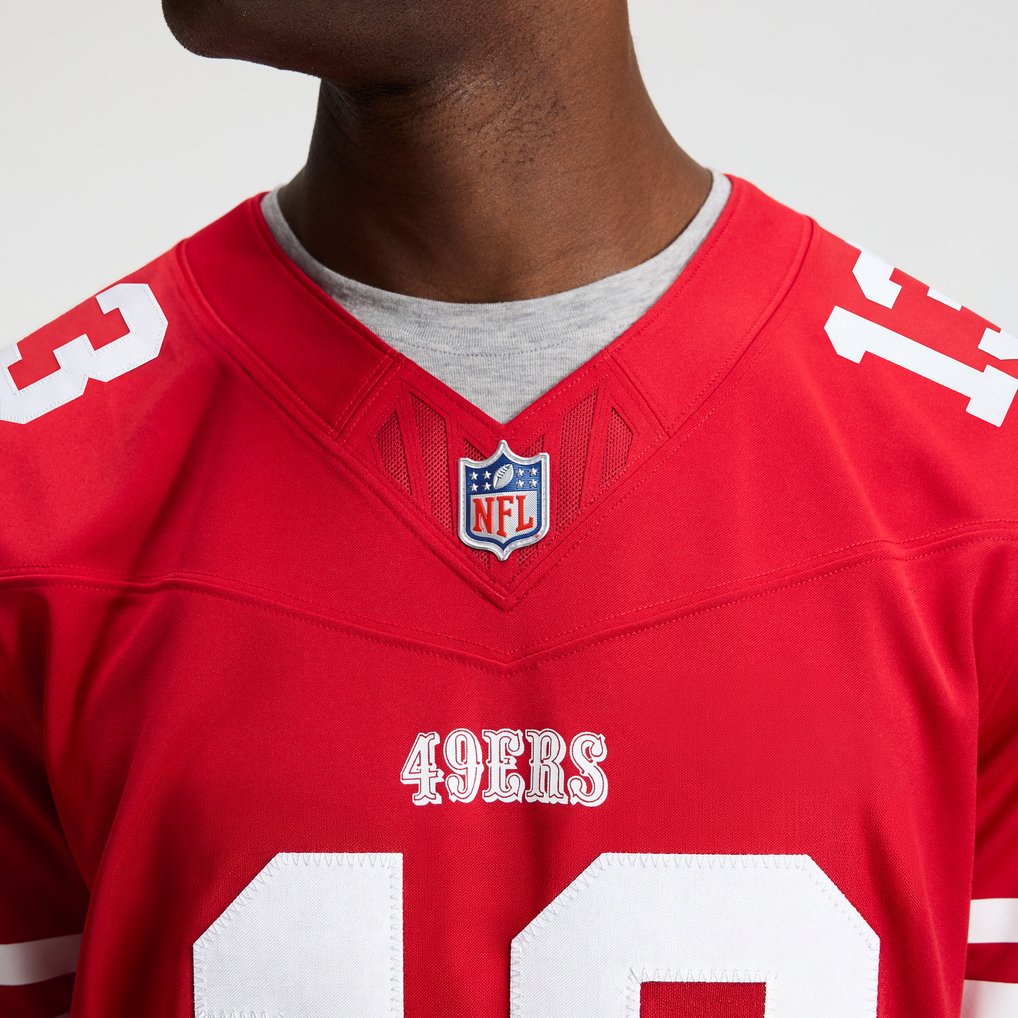 Men's San Francisco 49ers Brock Purdy Scarlet Team Vapor F.U.S.E. Stitched Limited Jersey