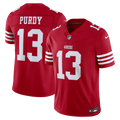 Men's San Francisco 49ers Brock Purdy Scarlet Team Vapor F.U.S.E. Stitched Limited Jersey