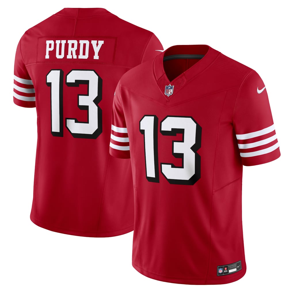 Men's San Francisco 49ers Brock Purdy Scarlet Vapor F.U.S.E. Limited Jersey