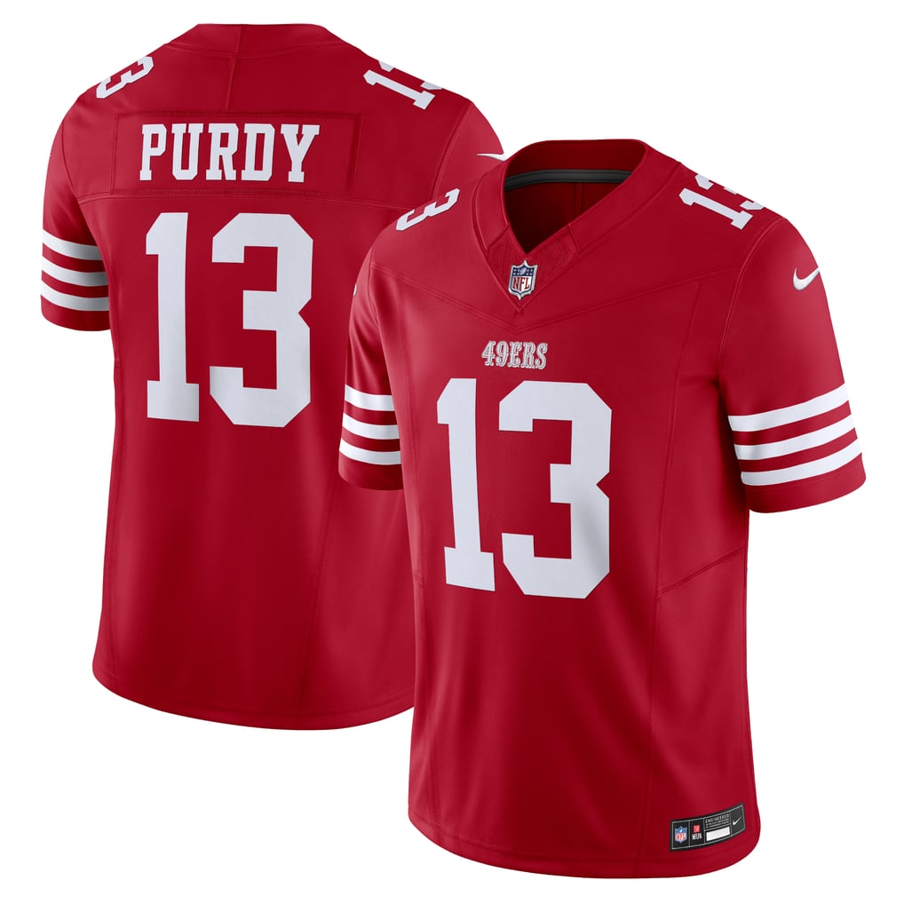Men's San Francisco 49ers Brock Purdy Scarlet Vapor F.U.S.E. Limited Jersey