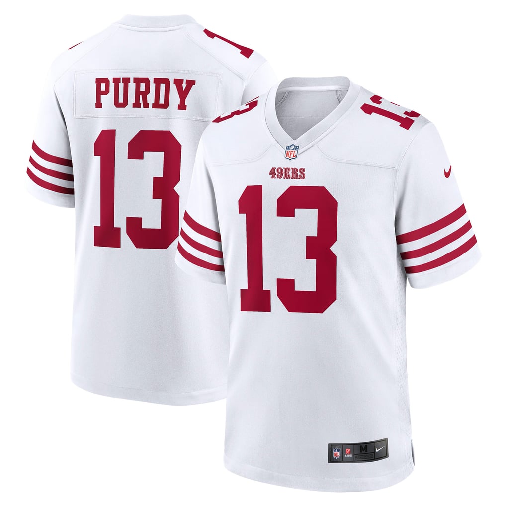 Men's San Francisco 49ers Brock Purdy White Game Player Jersey