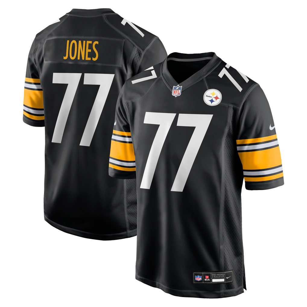 Men's Pittsburgh Steelers Broderick Jones Black Game Jersey