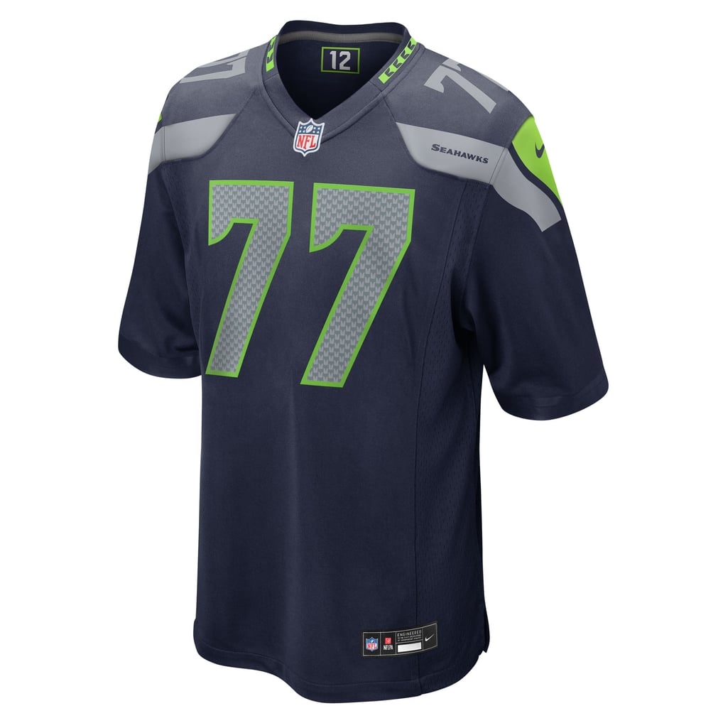 Men's Seattle Seahawks Bryce Cabeldue College Navy Team Game Jersey
