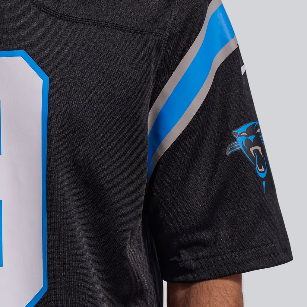 Men's Carolina Panthers Bryce Young Black Team Game Jersey