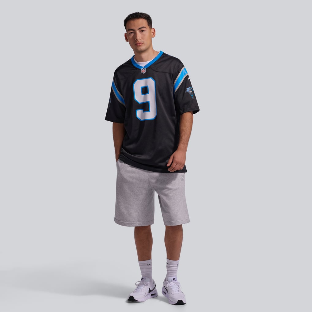 Men's Carolina Panthers Bryce Young Black Team Game Jersey