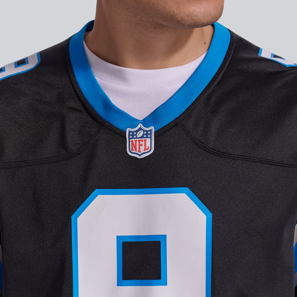 Men's Carolina Panthers Bryce Young Black Team Game Jersey