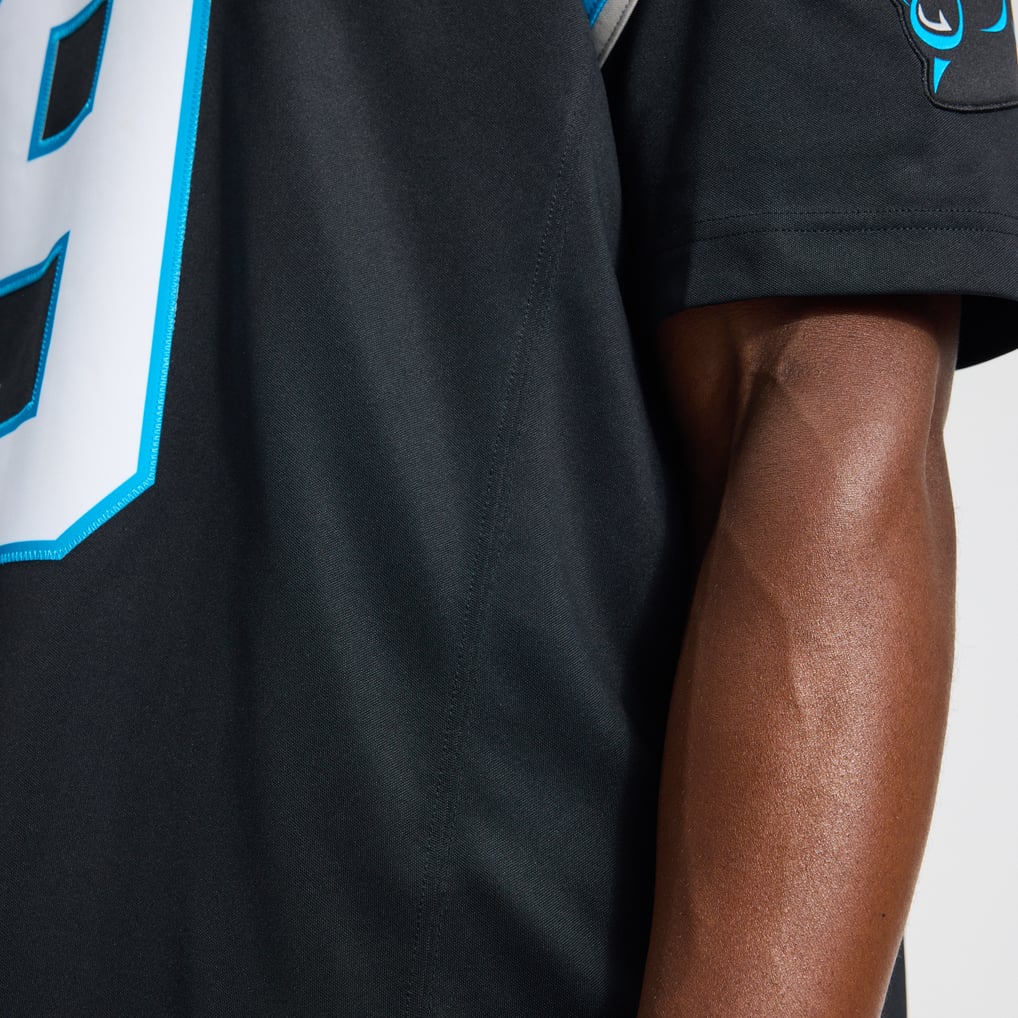 Men's Carolina Panthers Bryce Young Black Team Vapor F.U.S.E. Stitched Limited Jersey