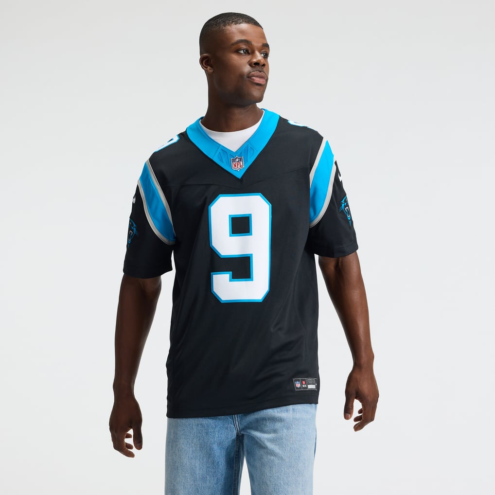 Men's Carolina Panthers Bryce Young Black Team Vapor F.U.S.E. Stitched Limited Jersey