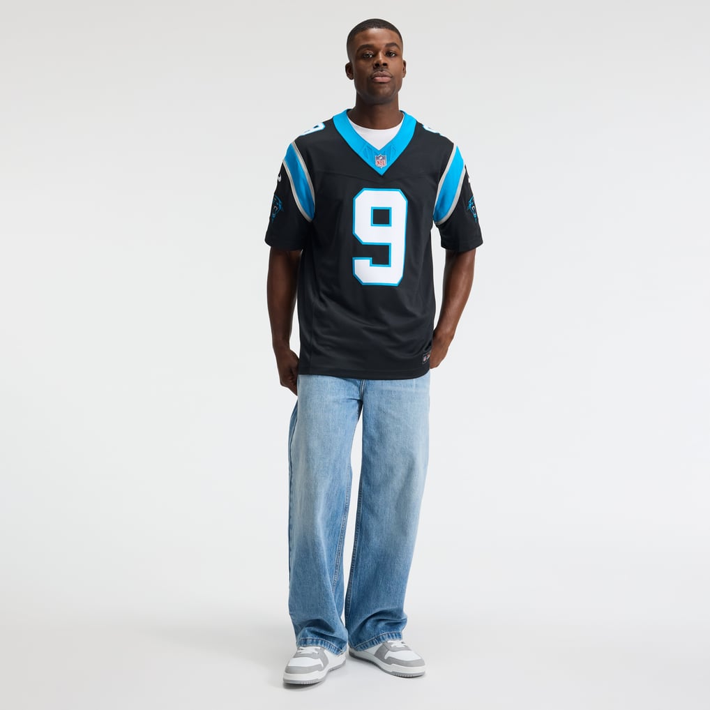 Men's Carolina Panthers Bryce Young Black Team Vapor F.U.S.E. Stitched Limited Jersey