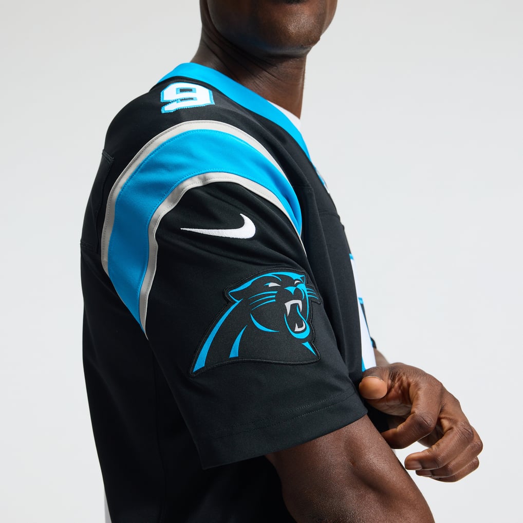 Men's Carolina Panthers Bryce Young Black Team Vapor F.U.S.E. Stitched Limited Jersey