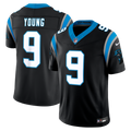 Men's Carolina Panthers Bryce Young Black Team Vapor F.U.S.E. Stitched Limited Jersey