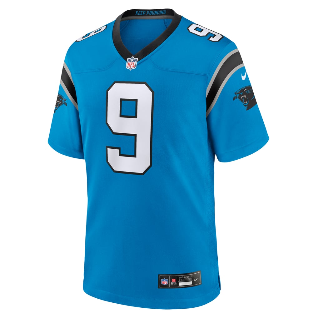 Men's Carolina Panthers Bryce Young Blue Alternate Game Jersey