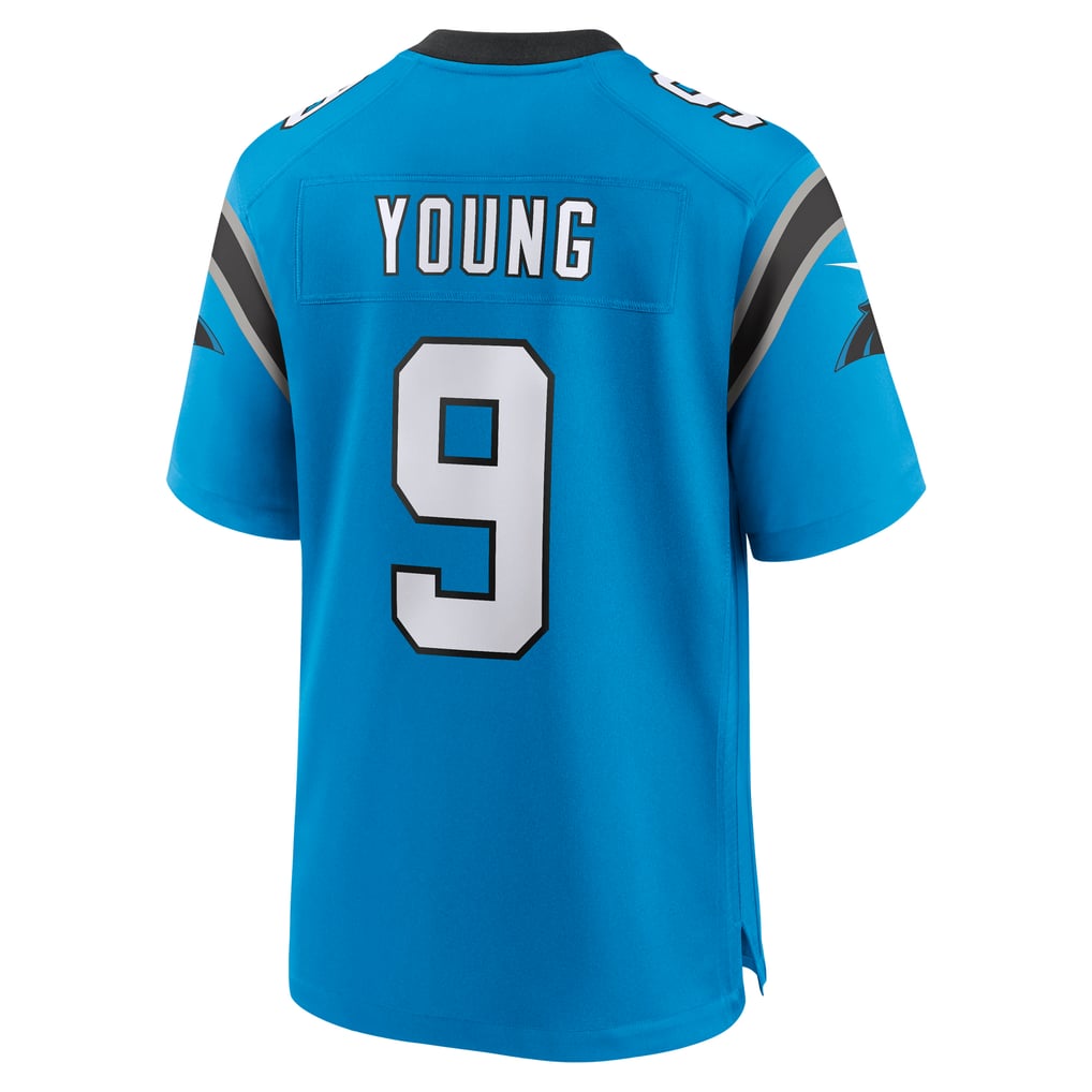 Men's Carolina Panthers Bryce Young Blue Alternate Game Jersey