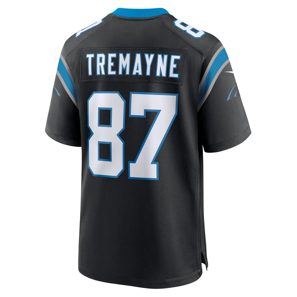 Men's Carolina Panthers Brycen Tremayne Black Team Game Jersey