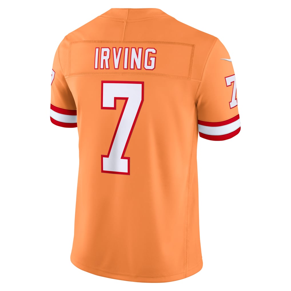 Men's Tampa Bay Buccaneers Bucky Irving Creamsicle Alternate Vapor F.U.S.E. Stitched Limited Jersey