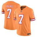 Men's Tampa Bay Buccaneers Bucky Irving Creamsicle Alternate Vapor F.U.S.E. Stitched Limited Jersey