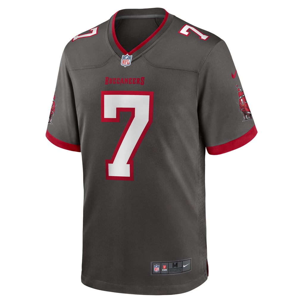 Men's Tampa Bay Buccaneers Bucky Irving Pewter Alternate Game Jersey