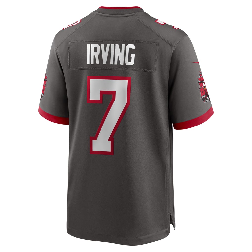 Men's Tampa Bay Buccaneers Bucky Irving Pewter Alternate Game Jersey