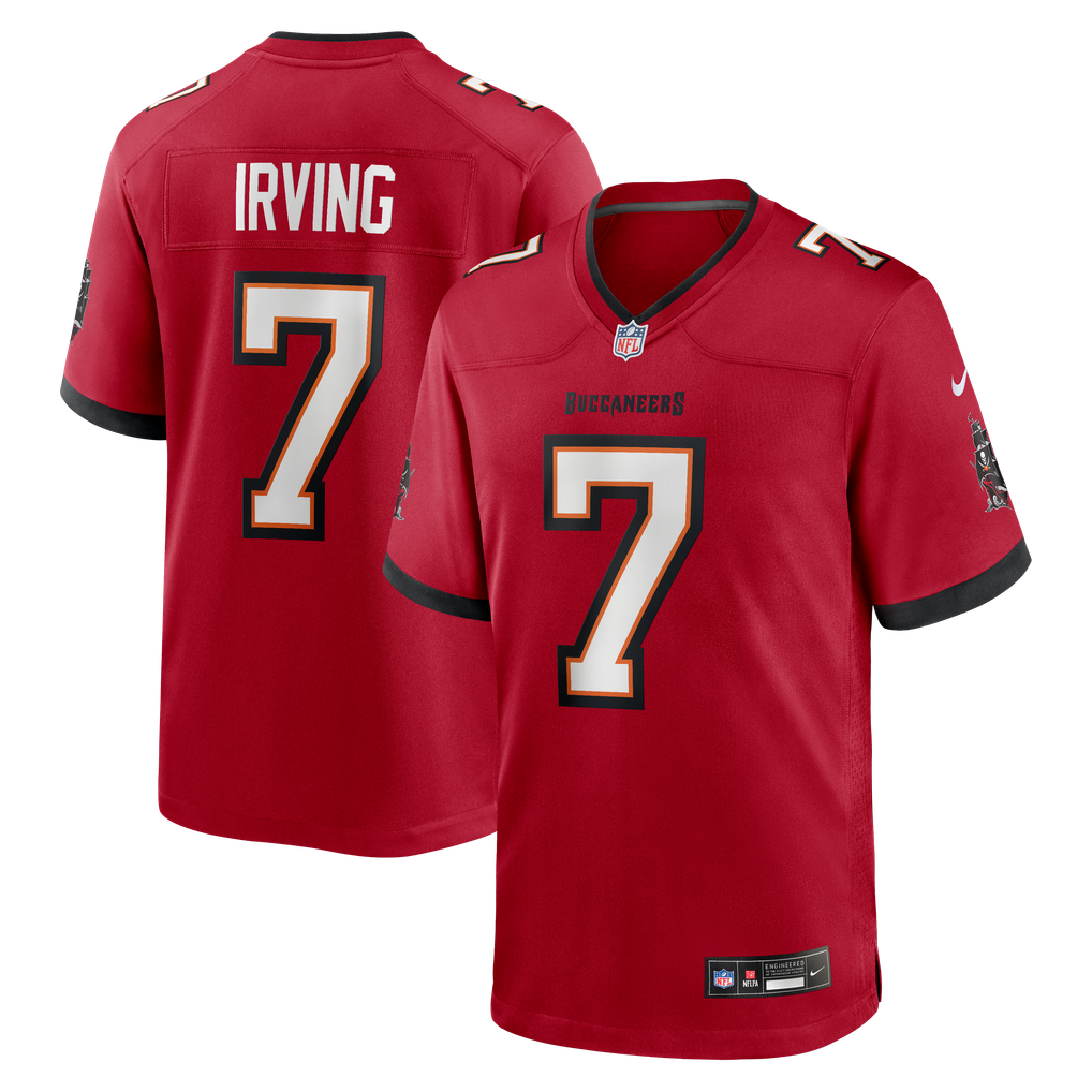 Men's Tampa Bay Buccaneers Bucky Irving Red Game Jersey