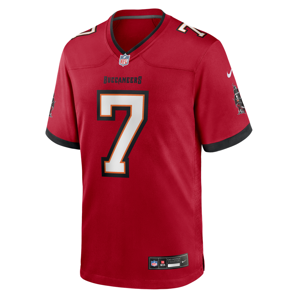 Men's Tampa Bay Buccaneers Bucky Irving Red Game Jersey