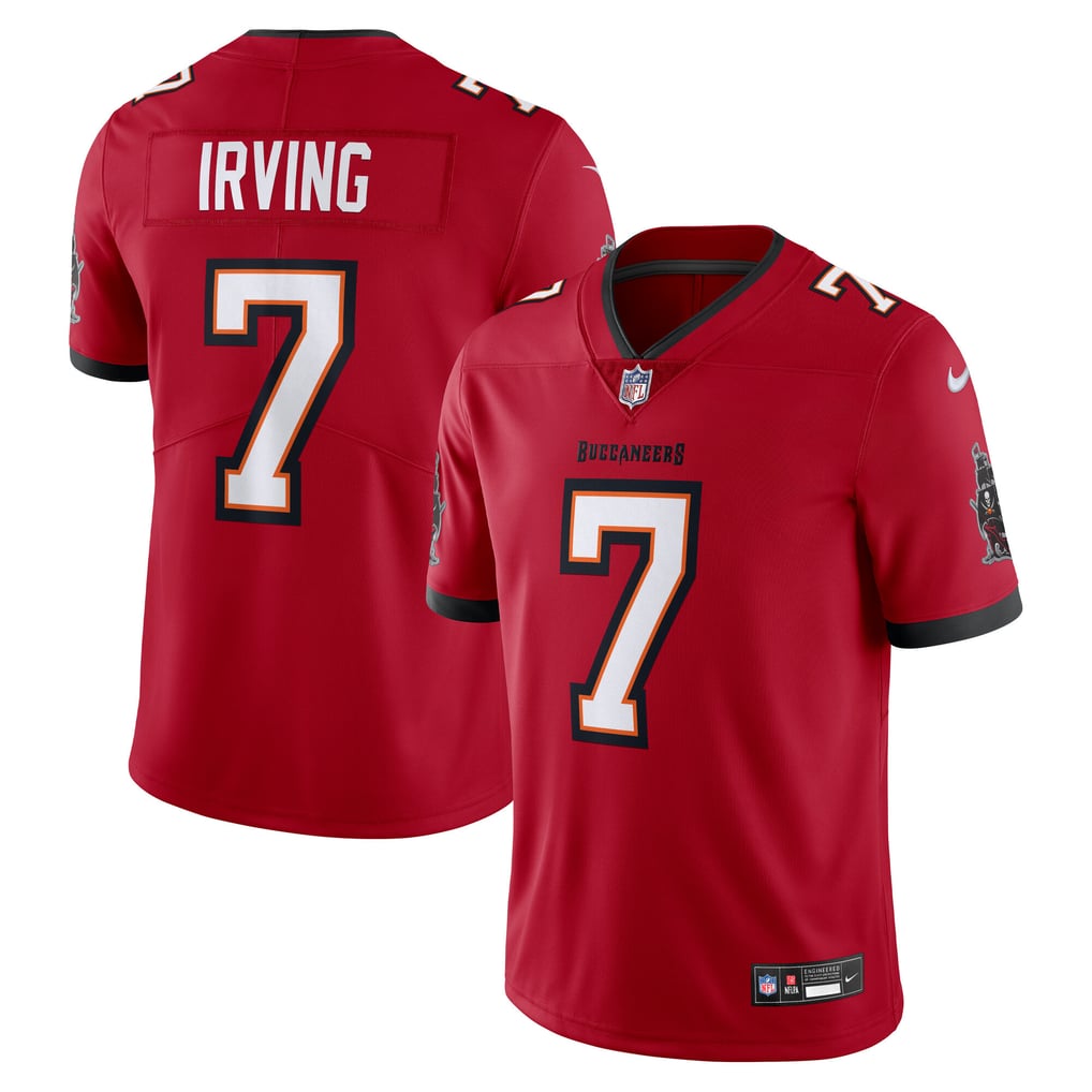Men's Tampa Bay Buccaneers Bucky Irving Red Vapor Untouchable Stitched Limited Jersey