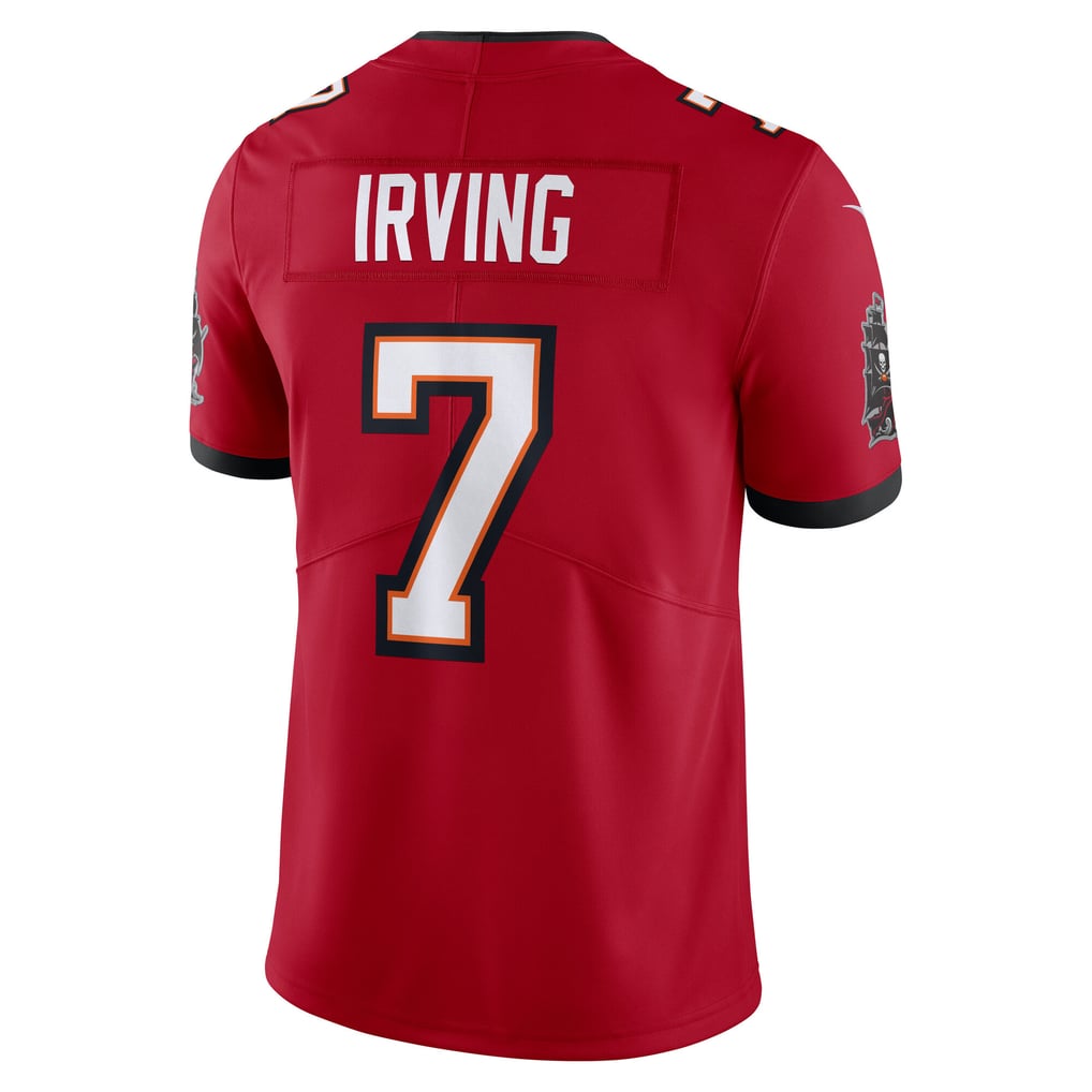Men's Tampa Bay Buccaneers Bucky Irving Red Vapor Untouchable Stitched Limited Jersey