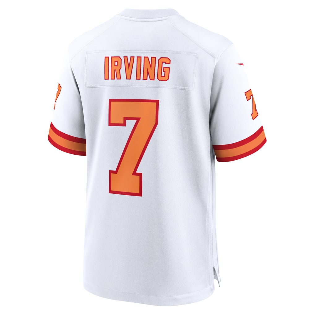 Men's '76 Tampa Bay Buccaneers Bucky Irving White Game Jersey