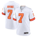 Men's '76 Tampa Bay Buccaneers Bucky Irving White Game Jersey
