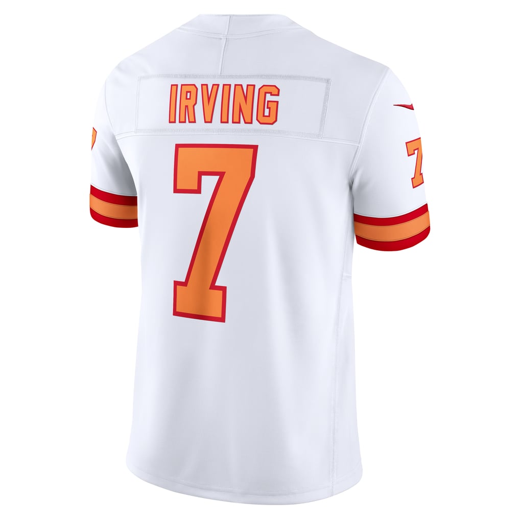 Men's '76 Tampa Bay Buccaneers Bucky Irving White Vapor F.U.S.E. Player Limited Jersey
