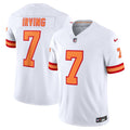 Men's '76 Tampa Bay Buccaneers Bucky Irving White Vapor F.U.S.E. Player Limited Jersey