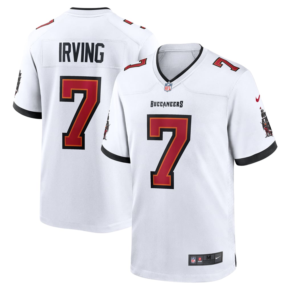 Men's Tampa Bay Buccaneers Bucky Irving White Game Jersey
