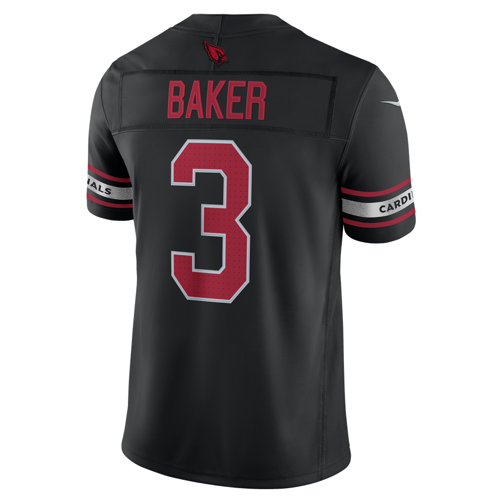 Men's Arizona Cardinals Budda Baker Black Alternate Vapor F.U.S.E. Stitched Limited Jersey