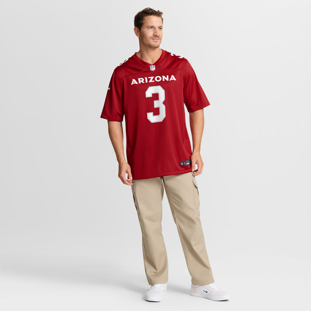 Men's Arizona Cardinals Budda Baker Cardinal Game Player Jersey