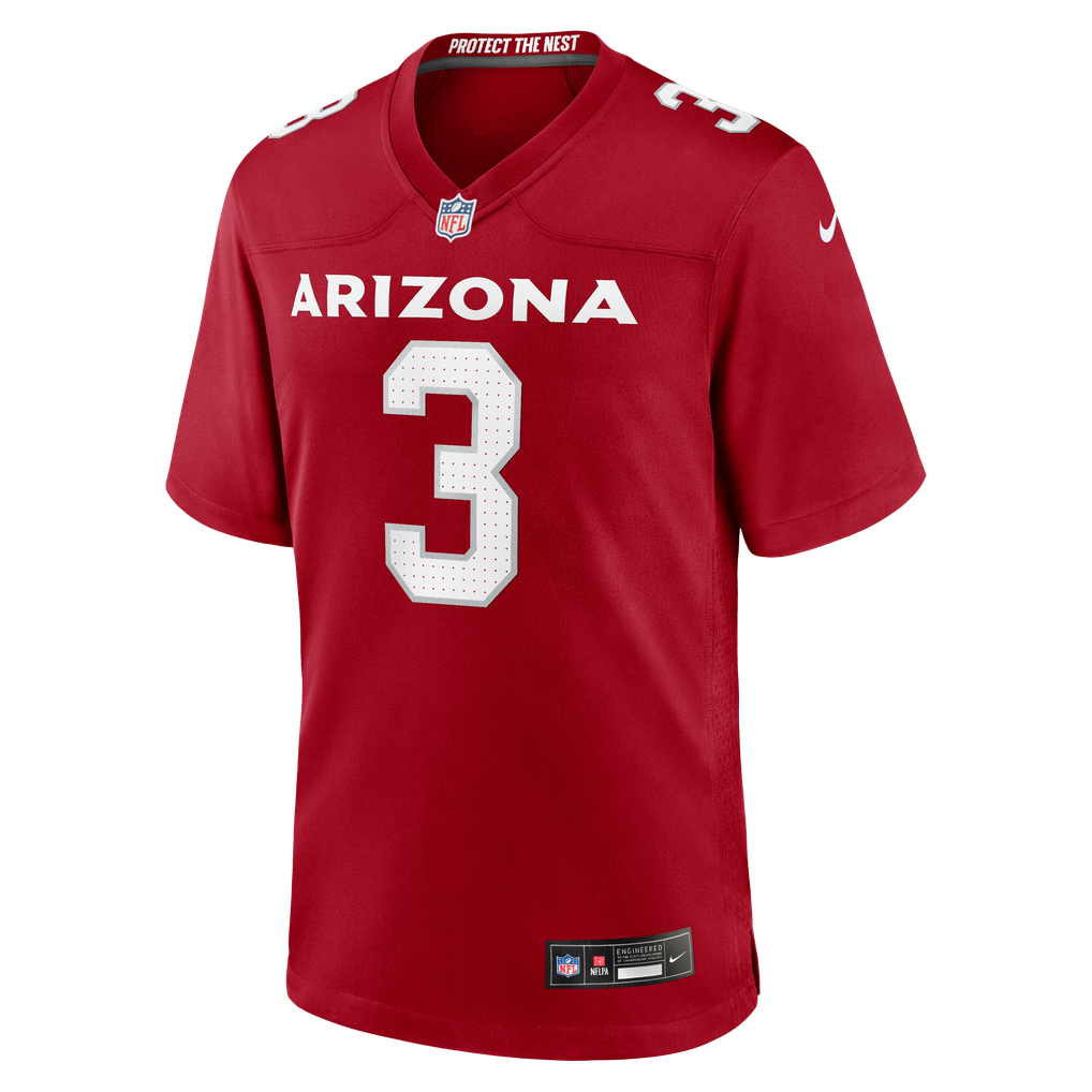 Men's Arizona Cardinals Budda Baker Cardinal Game Player Jersey