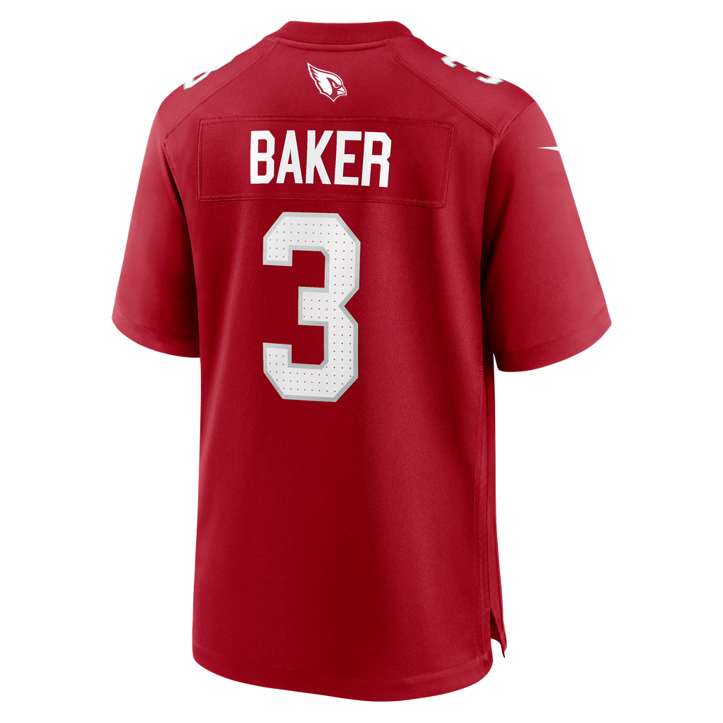 Men's Arizona Cardinals Budda Baker Cardinal Game Player Jersey