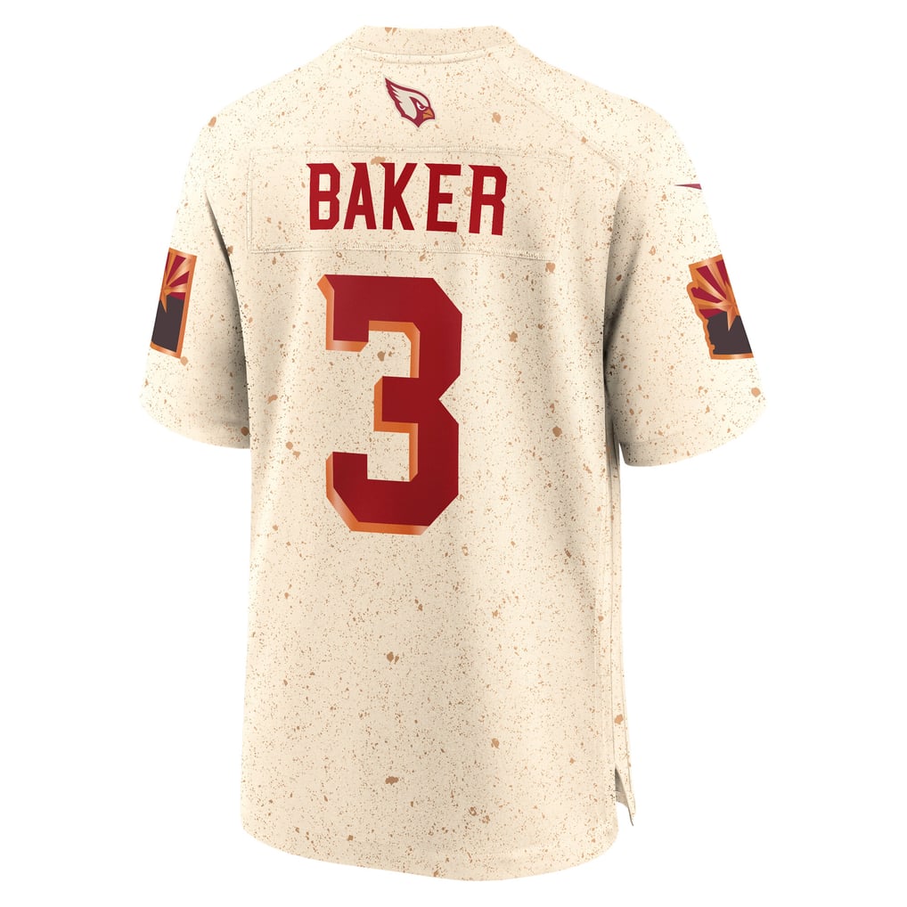 Men's Arizona Cardinals Budda Baker Natural Rivalries Collection Game Jersey